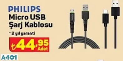 PHİLİPS MİCRO USB ŞARJ KABLOSU PHİLİPS MİCRO USB ŞARJ KABLOSU